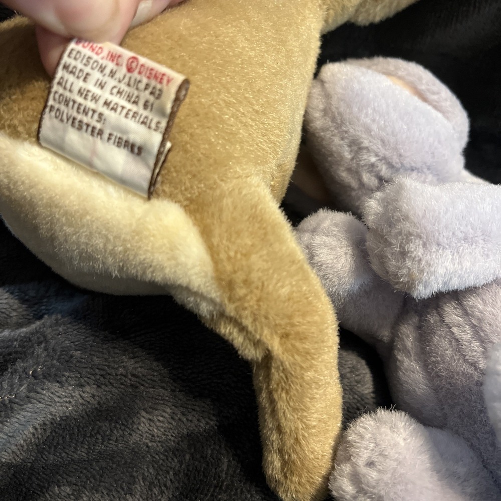 Gund Classic Winnie The Pooh Lot Of 2 Kanga And Eeyore EUC nursery Decor - Picture 10 of 12